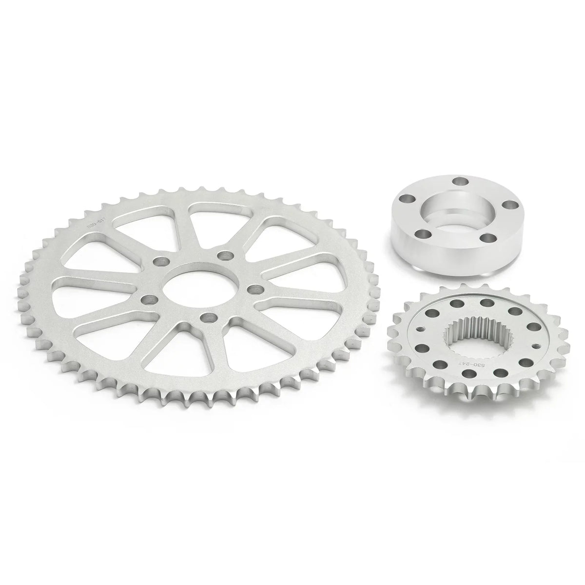 Drive Front Rear Sprocket Conversion Kit for Harley Dyna