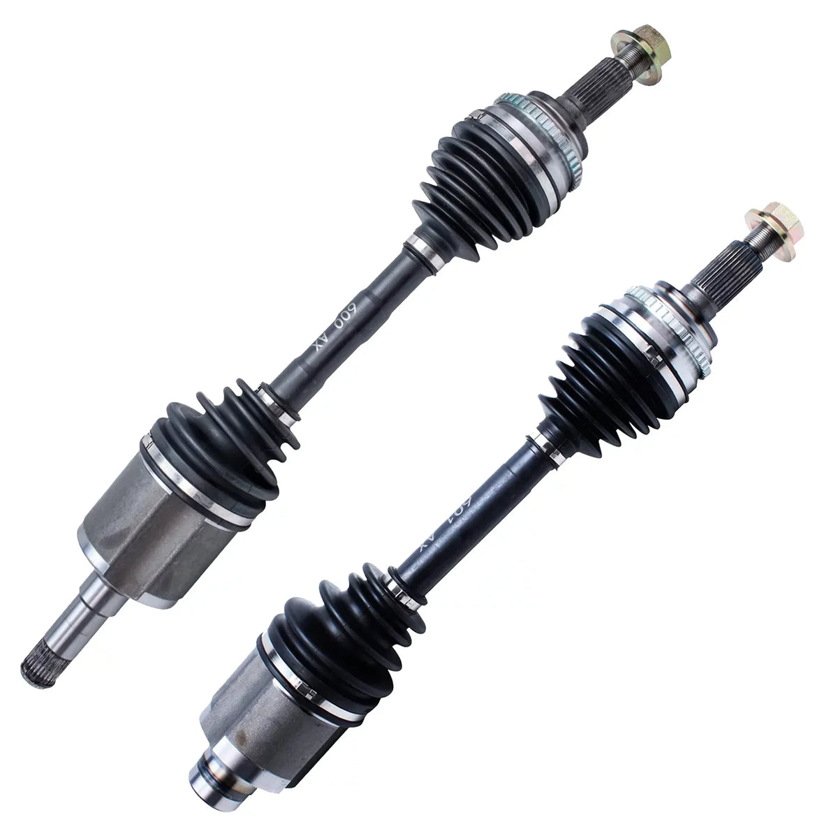 Detroit Axle - Front 2pc  Axles for 2007-2014 Ford Edge, 07-15 Lincoln , 2 Complete  Axle Shafts Assembly 2007 2008 2009 2010 2011 2012 2013 2014 2015 Replacement