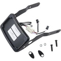 Cycle Visions -4654B Curved Slick Signal License Plate Frame and Mount - Black
