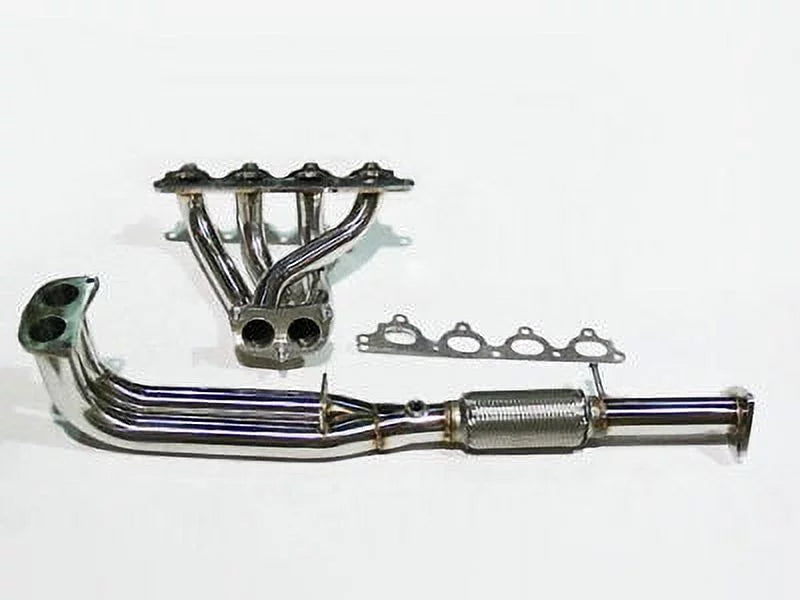 Stainless Steel Header Fitment For 1992 to 1996 Honda Prelude Si 2.3L  By -