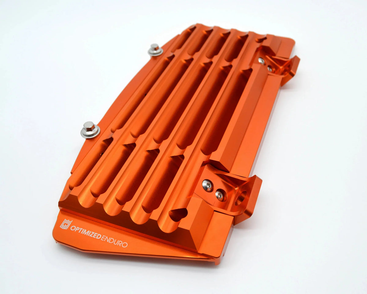 Optimized Enduro Radiator Guards for  2016-2023 (Orange)