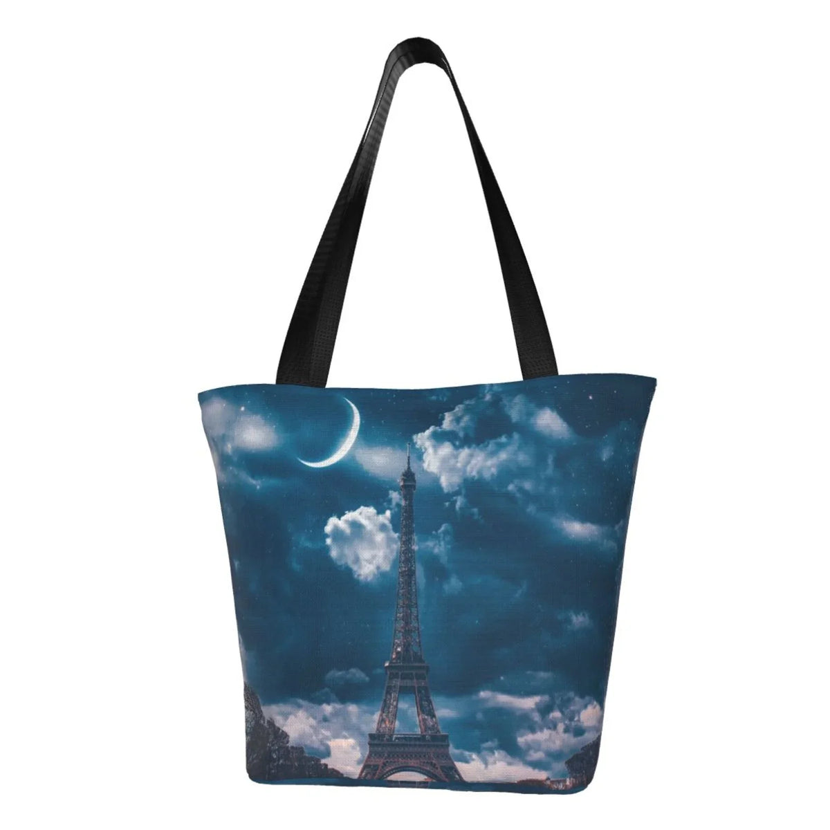 Lukts Eiffel Tower At Night Tote Bag,Shoulder Bag Women' Hobos Handbags Large Capacity Shopping Bag