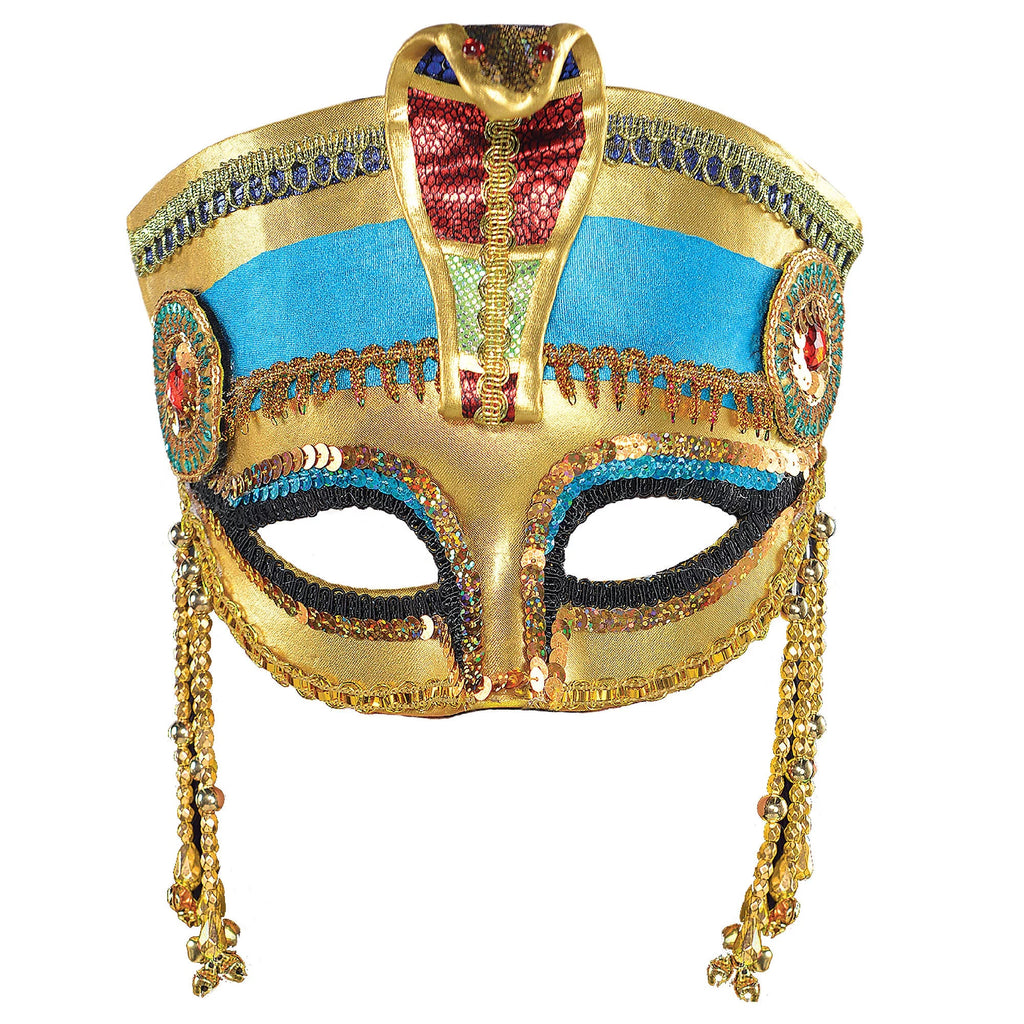 Amscan Egyptian Mask Costume Accessory - One Size, Multicolor, 10" 6", 1 pc