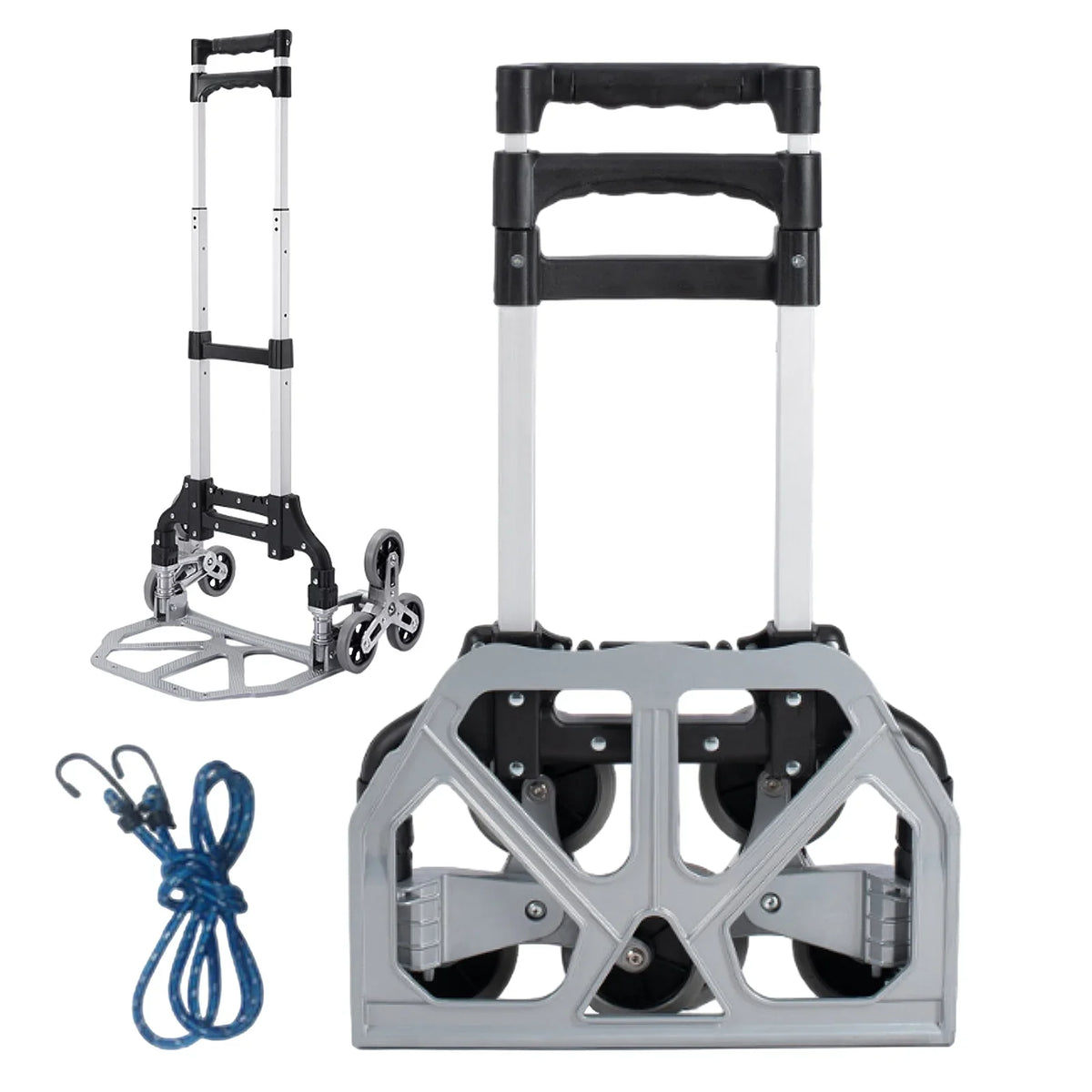 Moving Dolly For Stairs | Heavy Duty Collapsible Trolley With Wheels | Portable Folding Truck For Luggage, Moving, Travel, Shopping, Workplace, Warehouse Distribution
