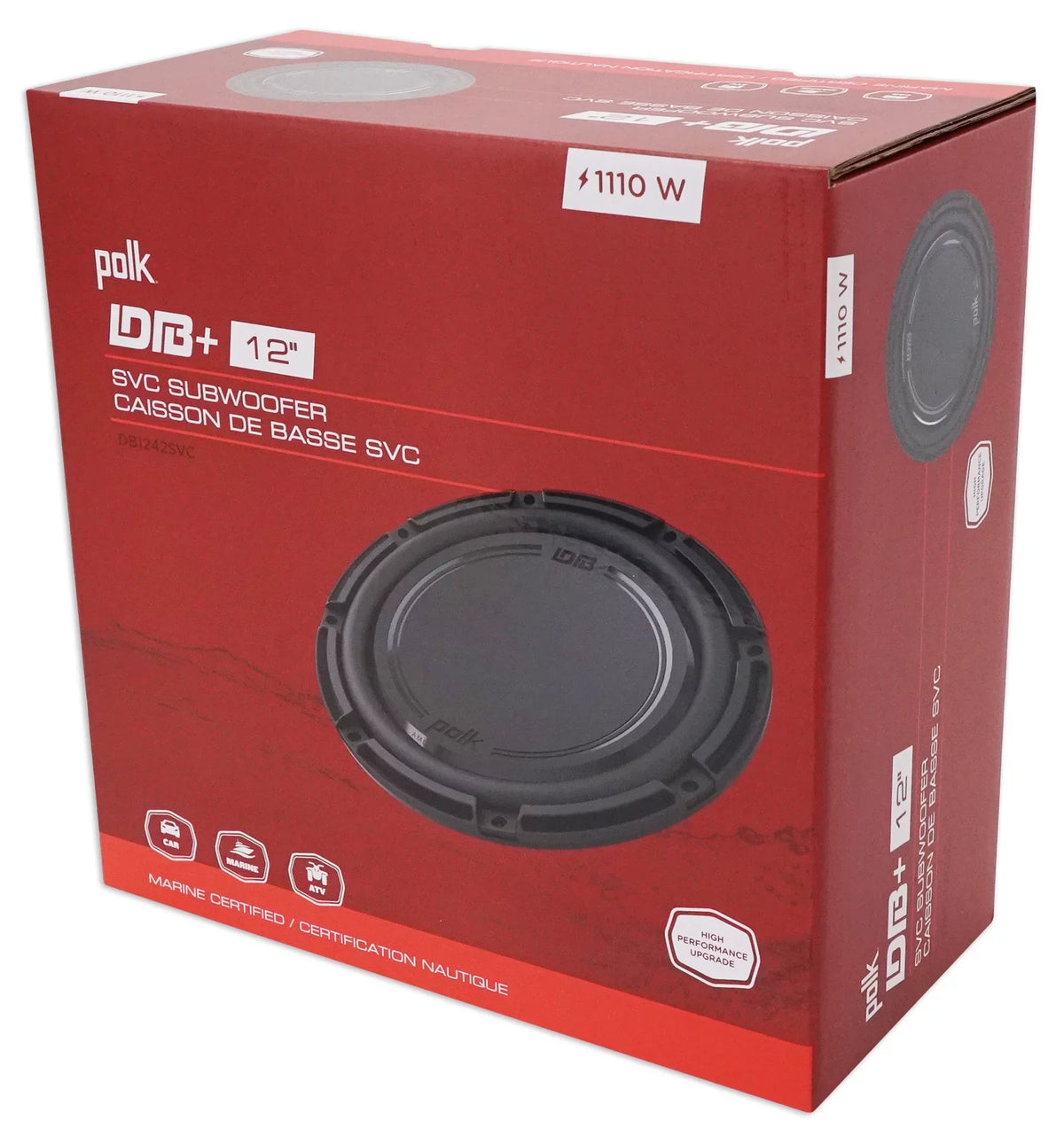 (2) 12" Polk Audio Subwoofers+Box+Amp+Wires For 2000-2016 Ford /350/450