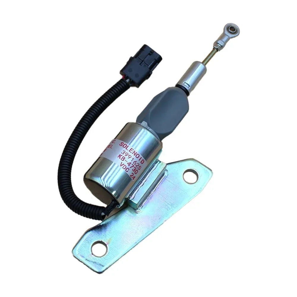 RAParts -4959 One Fuel Shutoff Solenoid Fits Hyundai Excavator -5 -7 335-7