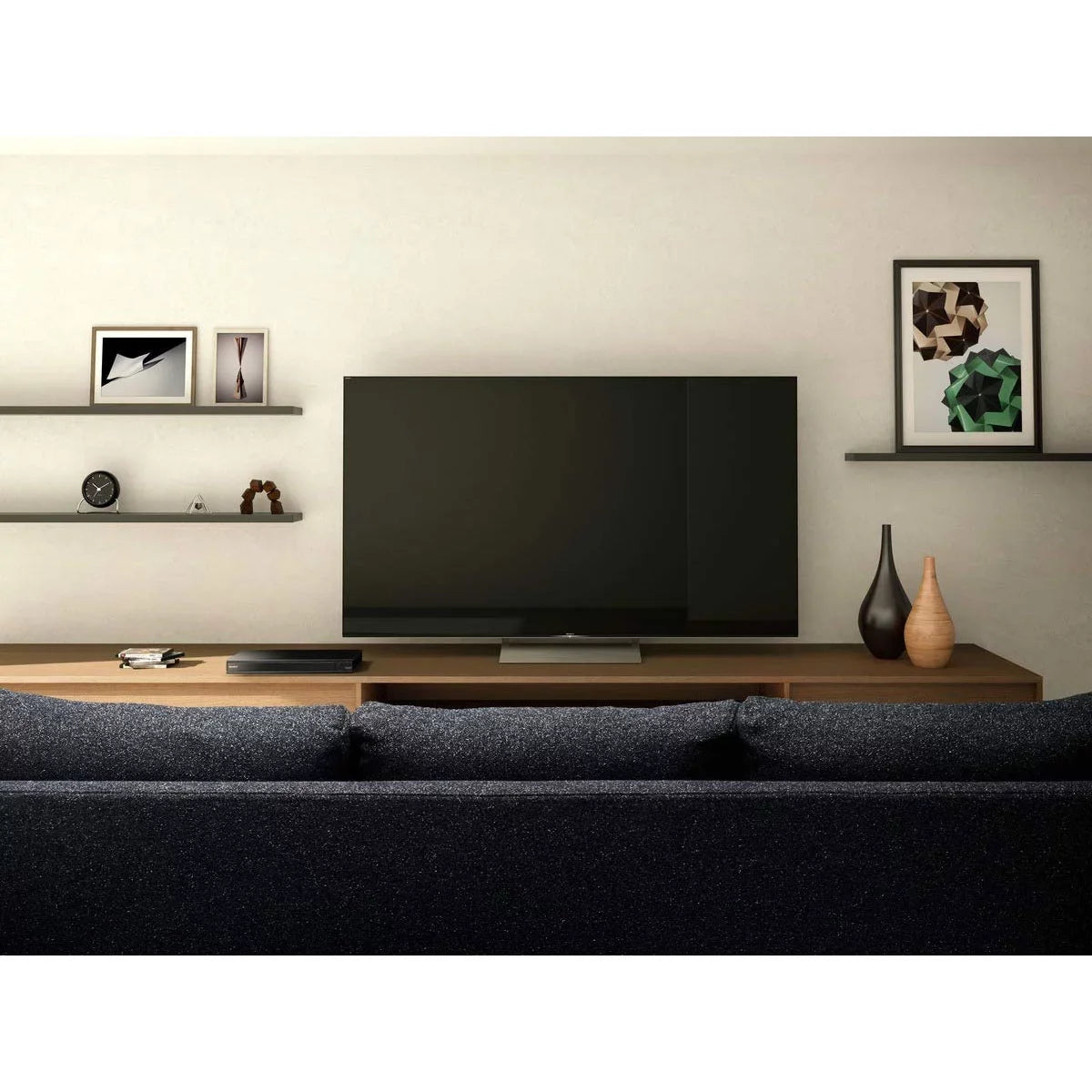 Sony - 4K  Blu-ray Player With  and Dolby Atmos Bundle with Deco Gear 6FT  2.0 Cable + Deco Essential Laser Lens Cleaner + 1 Year  Enhanced Protection Pack