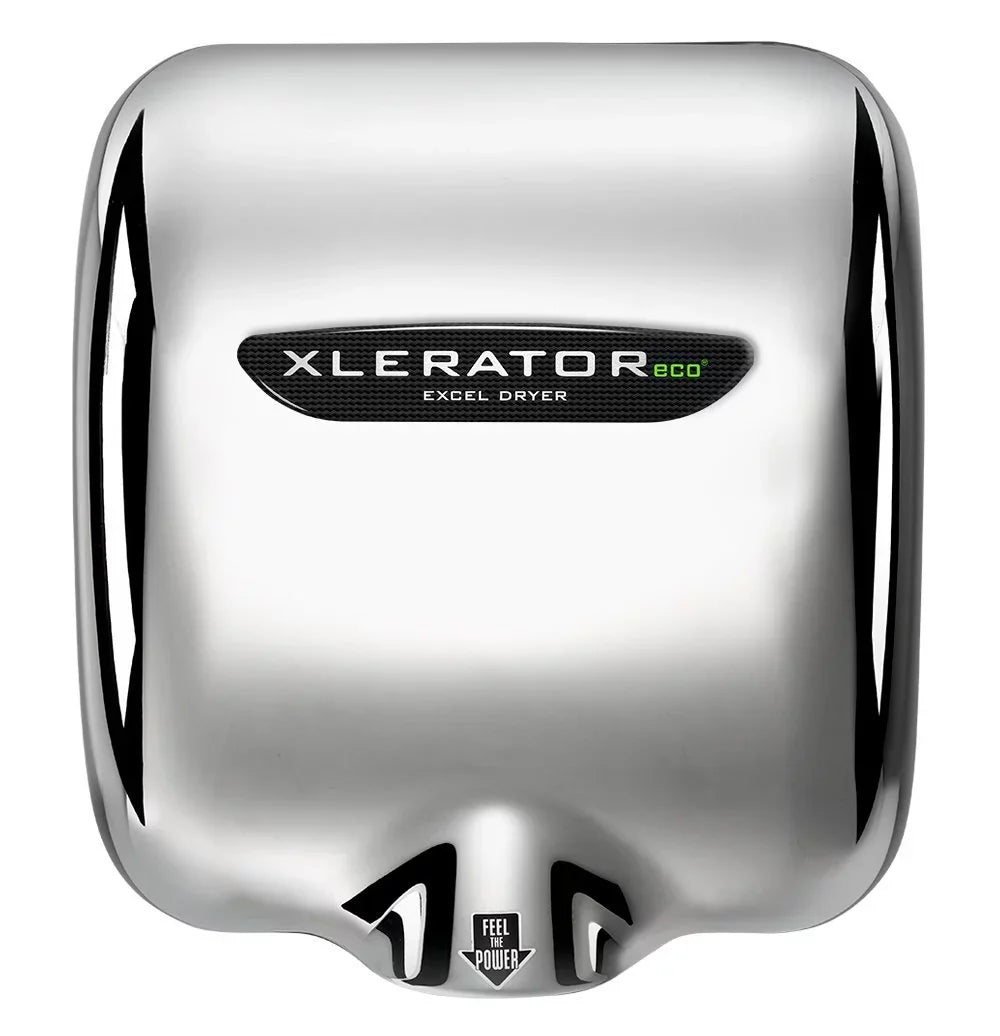 Excel Dryer -- Hand Dryer  -- Automatic, Surface-Mounted, Cast Cover, Chrome Plated, 208-277V Standard Nozzle