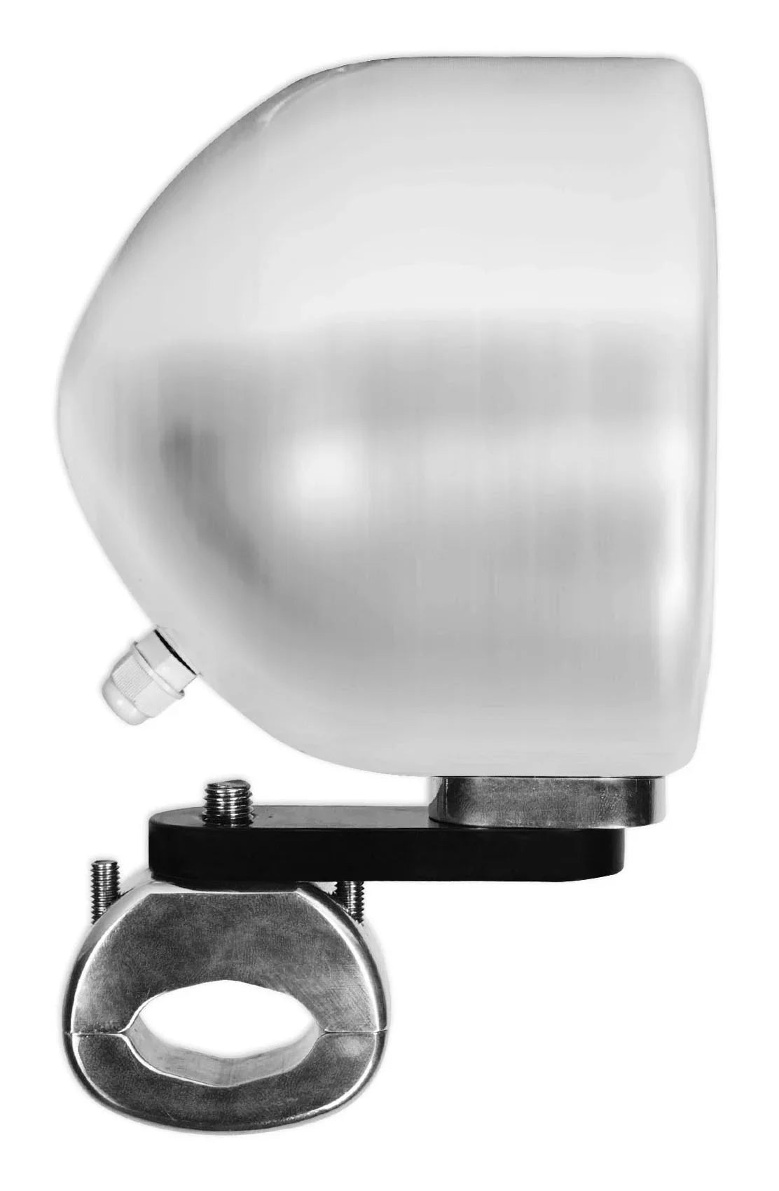 (2) Rockville  4" Chrome Swivel Aluminum Motorcycle Handlebar Speaker Pods