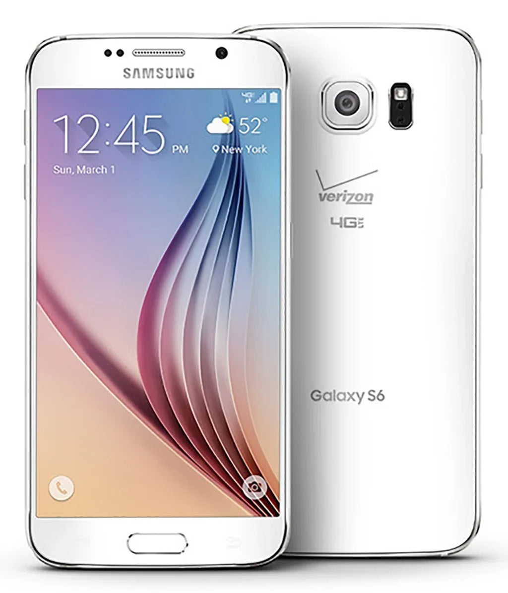 Samsung Galaxy   32GB Verizon  4G  Octa-Core Android Phone w/ 16MP Camera - White (Certified Used)