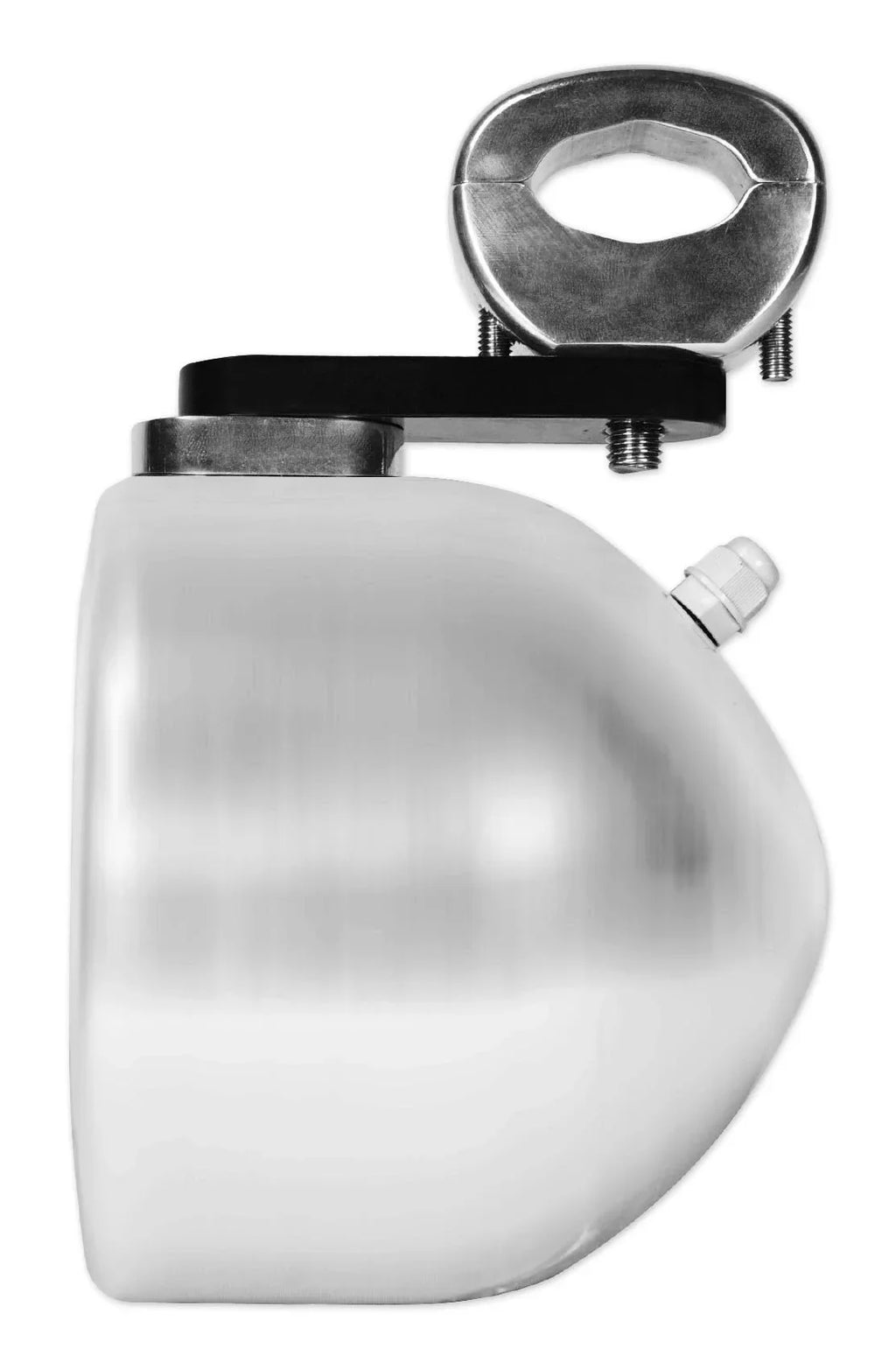 (2) Rockville  4" Chrome Swivel Aluminum Motorcycle Handlebar Speaker Pods