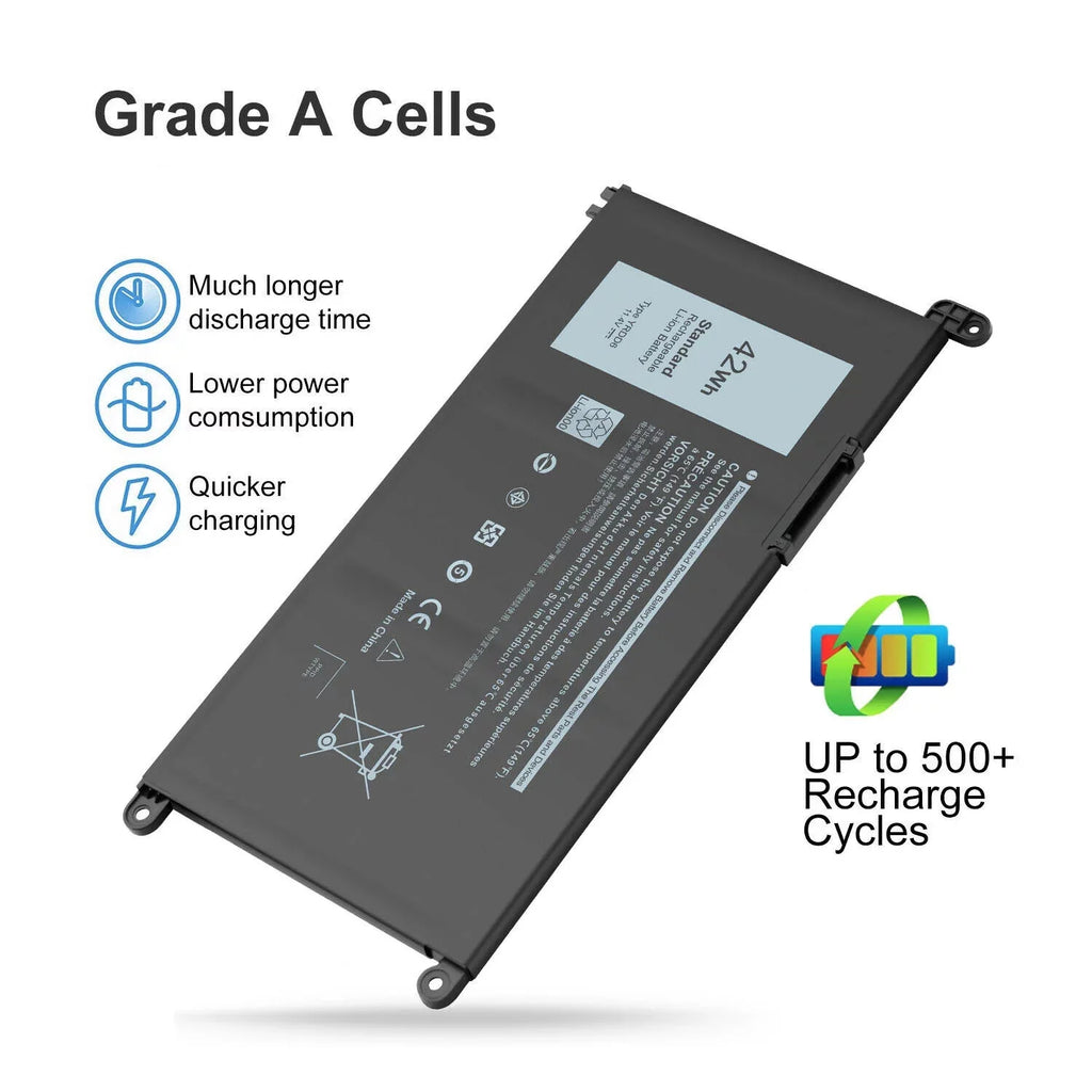 42Wh  Laptop Battery for Dell Inspiron 7586 5482 5485 5491 3310 3493 2in1