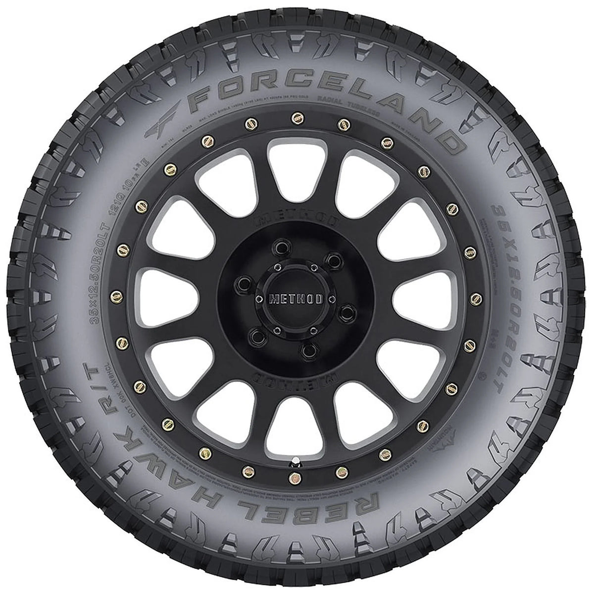 Forceland Rebel Hawk / Rugged Terrain .50R20 126Q  Light Truck Tire