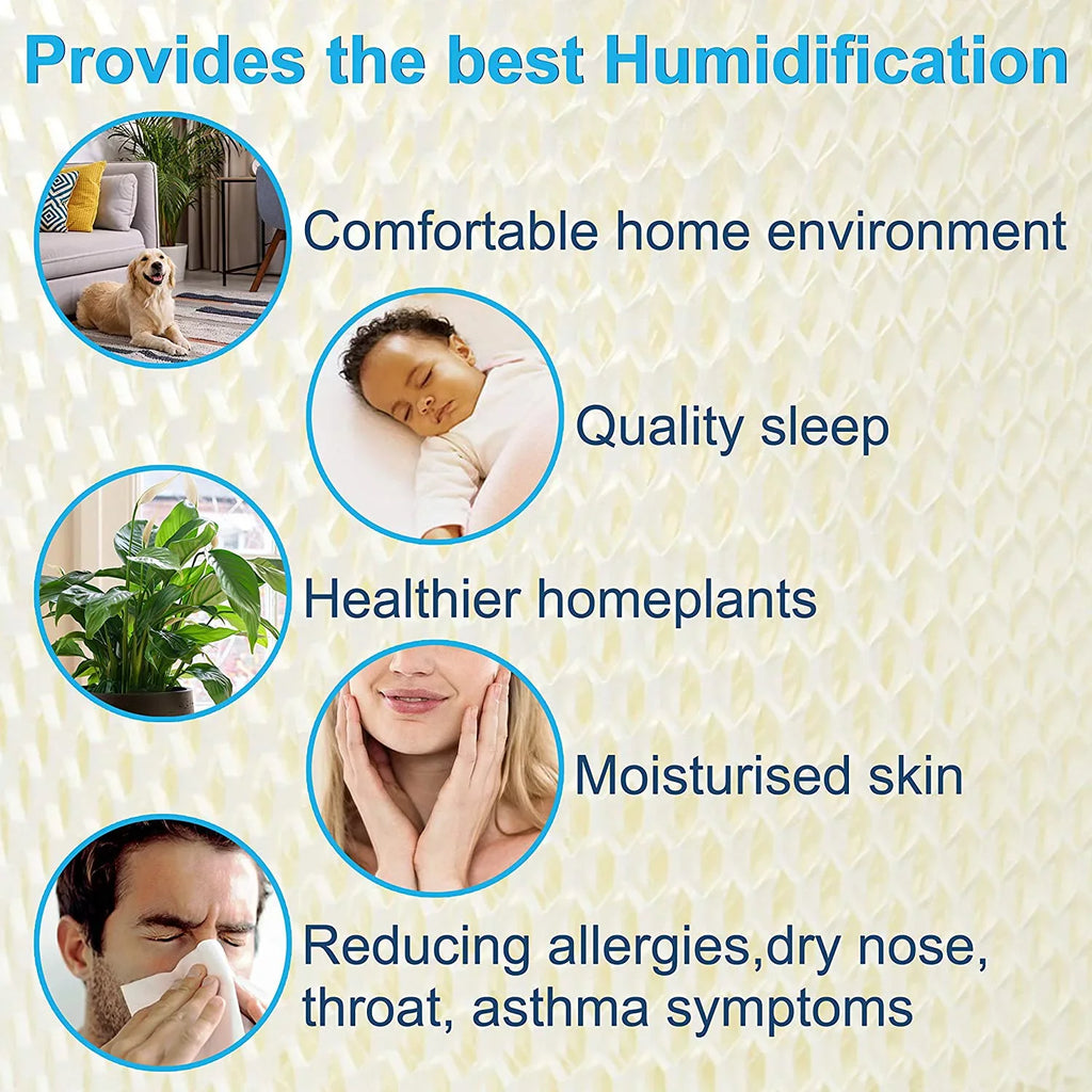 4-Pack Humidifier Wick Filter for Holmes Bionaire 900 / 900CS / 900X /  Replacement