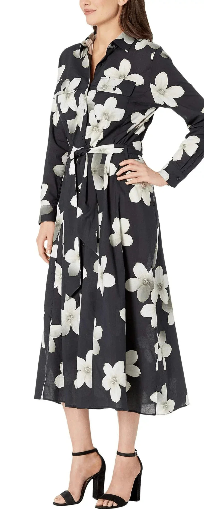 Ralph Lauren / Villa Floral Maxi Shirtdress Cover-up,  -Large