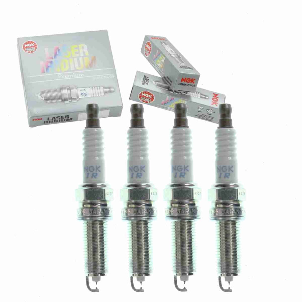 4 pc  93135 Laser Iridium Spark Plugs for 9033  Ignition Wire Secondary Fits select: 2012-2016  , 2012-2016