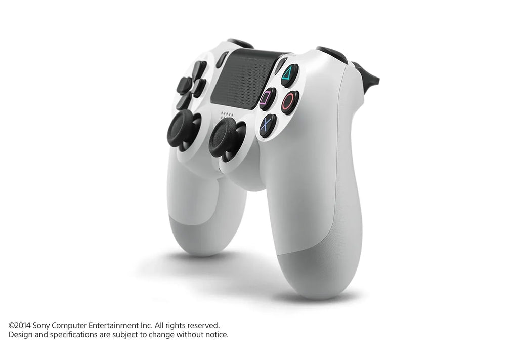 White DualShock  Wireless Controller Bundle - Like New - With Earbuds   Included