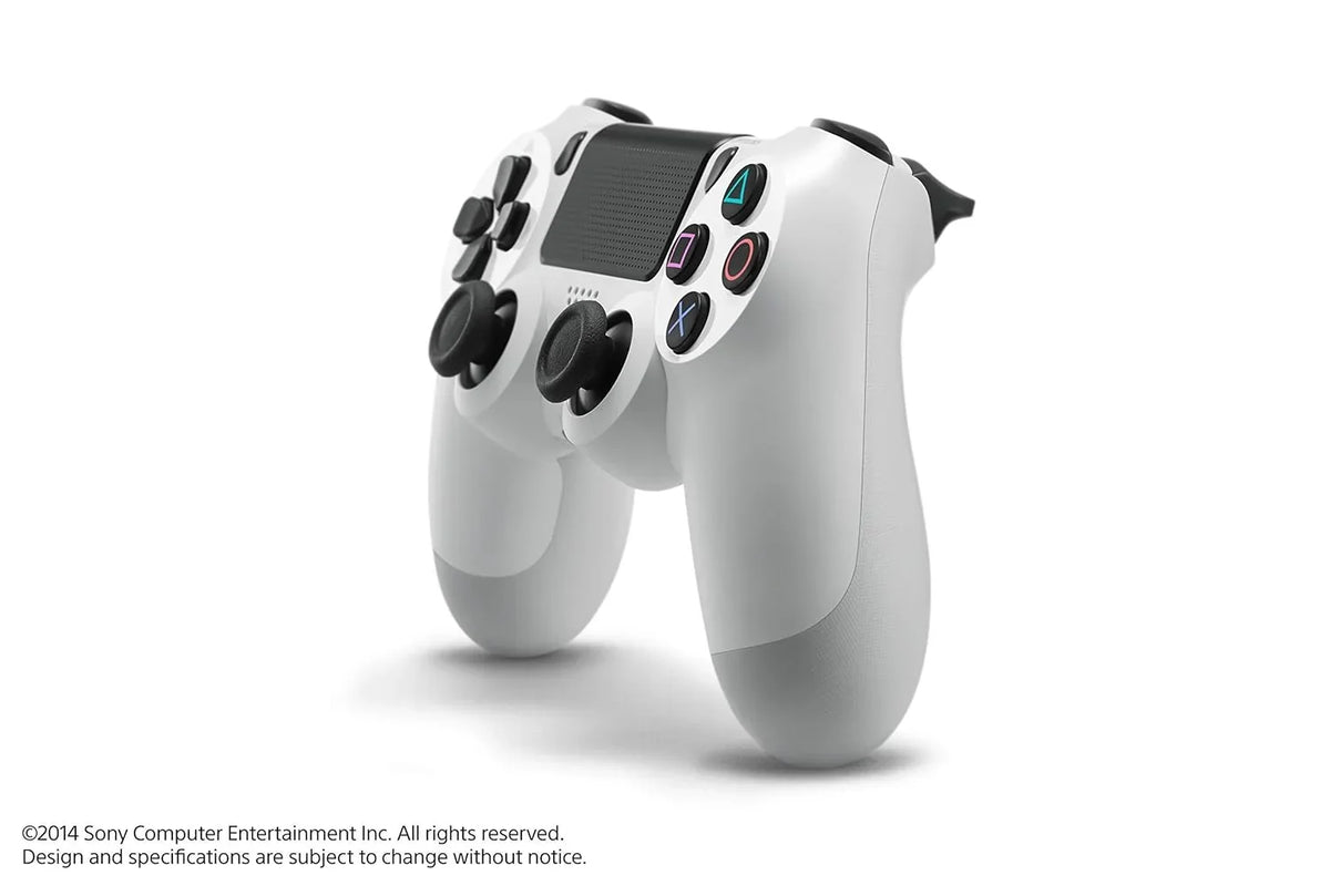 White DualShock  Wireless Controller Bundle - Like New - With Earbuds   Included