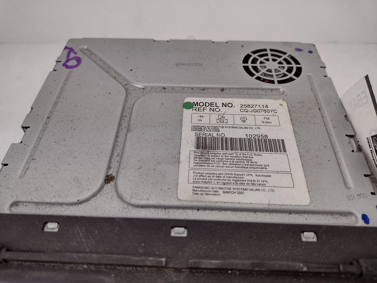 Pre-Owned 07 08 Saturn Outlook     Radio Receiver  - Verify Specific Vehicle Fitment In Description - (Good)