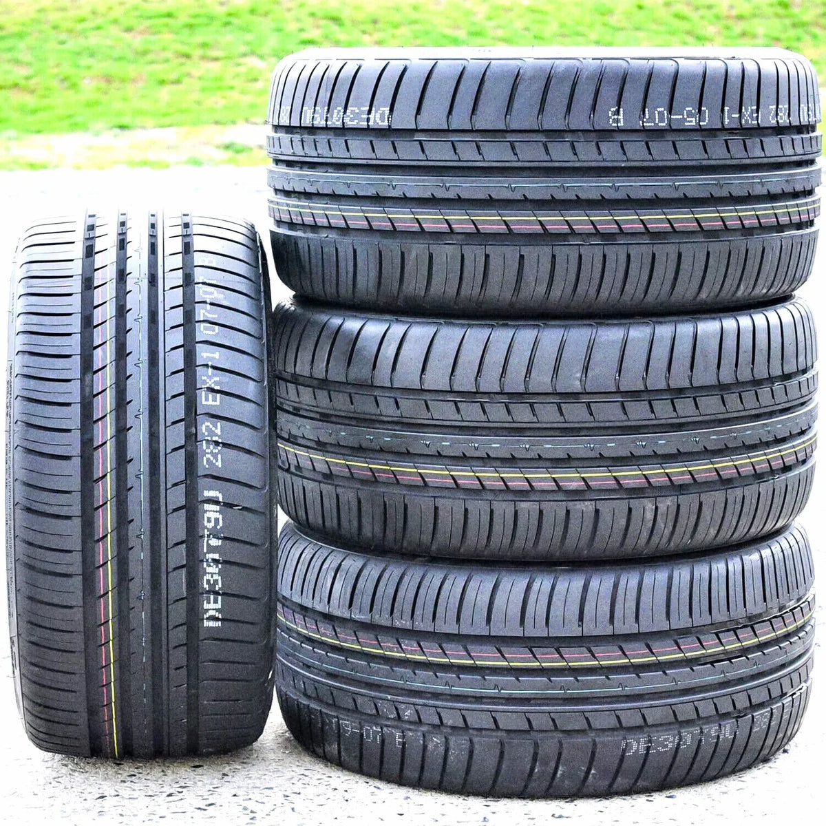 Pair of 2 () Cosmo MuchoMacho 235/35ZR19 235/35R19 91Y  All Season Performance Tires Fits: 2018-23 Honda Civic Sport Touring, 2016-18 Ford Focus