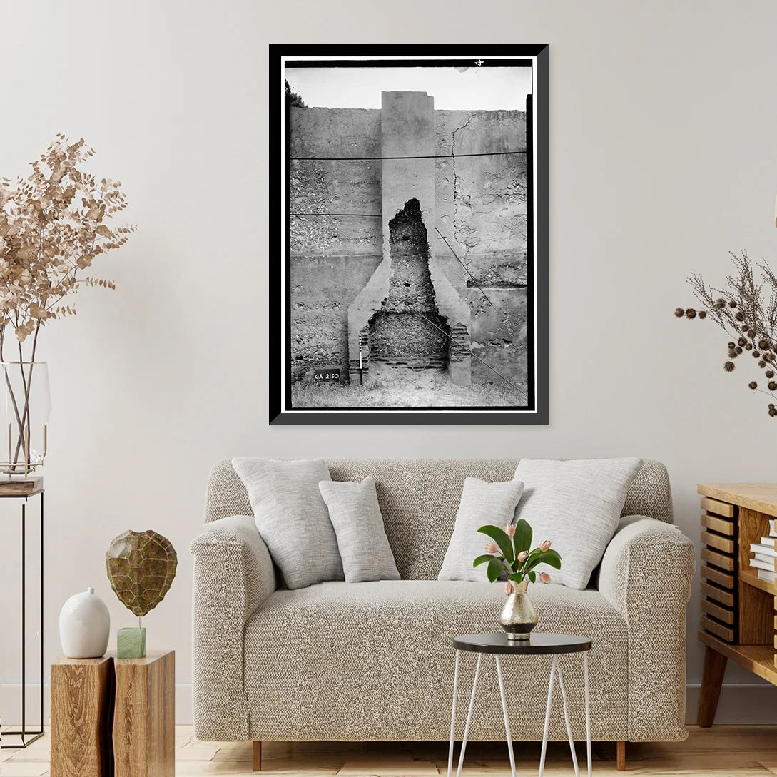 Historic Framed Print, Horton House (Remains), Main Road, Jekyll Island, Glynn County,  - 4, 17-7/8" x 21-7/8"