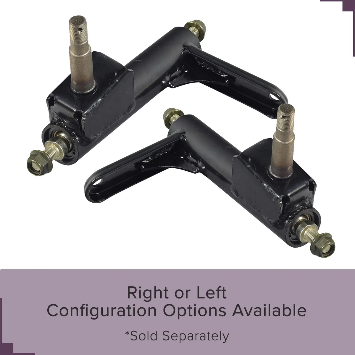 AlveyTech Spindle Steering Knuckles for the Coleman  196cc 6.5 Hp, Go-Karts Accessories, (Left)