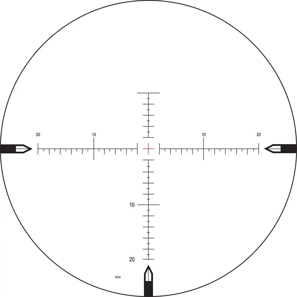 5-25x56mm ZeroStop .250  DigIllum Center Only Illumination  Moar- Reticle Hunting Scope ()