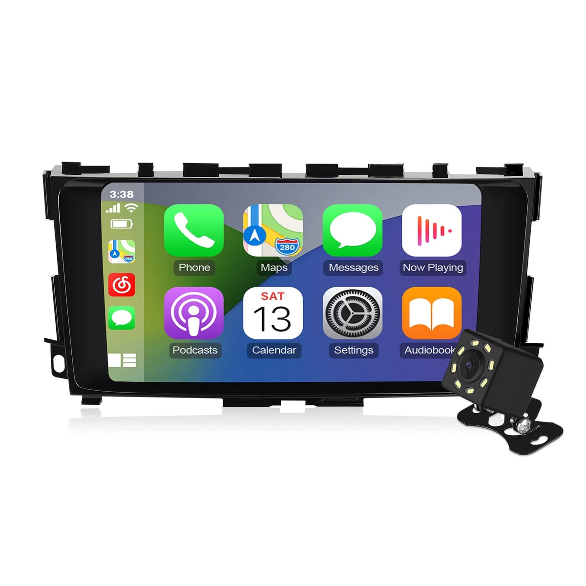 9 inches Android 12 Double Din Car Stereo for Nissan Altima 2014-2018  Touchscreen Screen Car Radio with Carplay & Android Auto Support Backup Camera   Navi  8 core(4+32G)