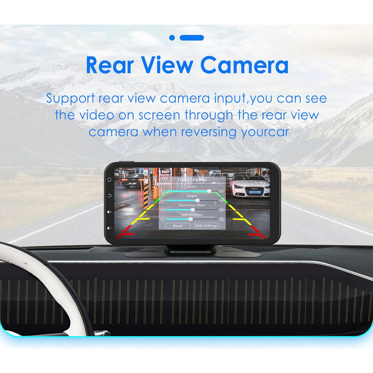Ossuret 6.25" Touchscreen Bluetooth 360° Adjustable Car Stereo Radio Receiver  Navigation Audio With Wireless Apple Carplay Android Auto Support Backup Camera