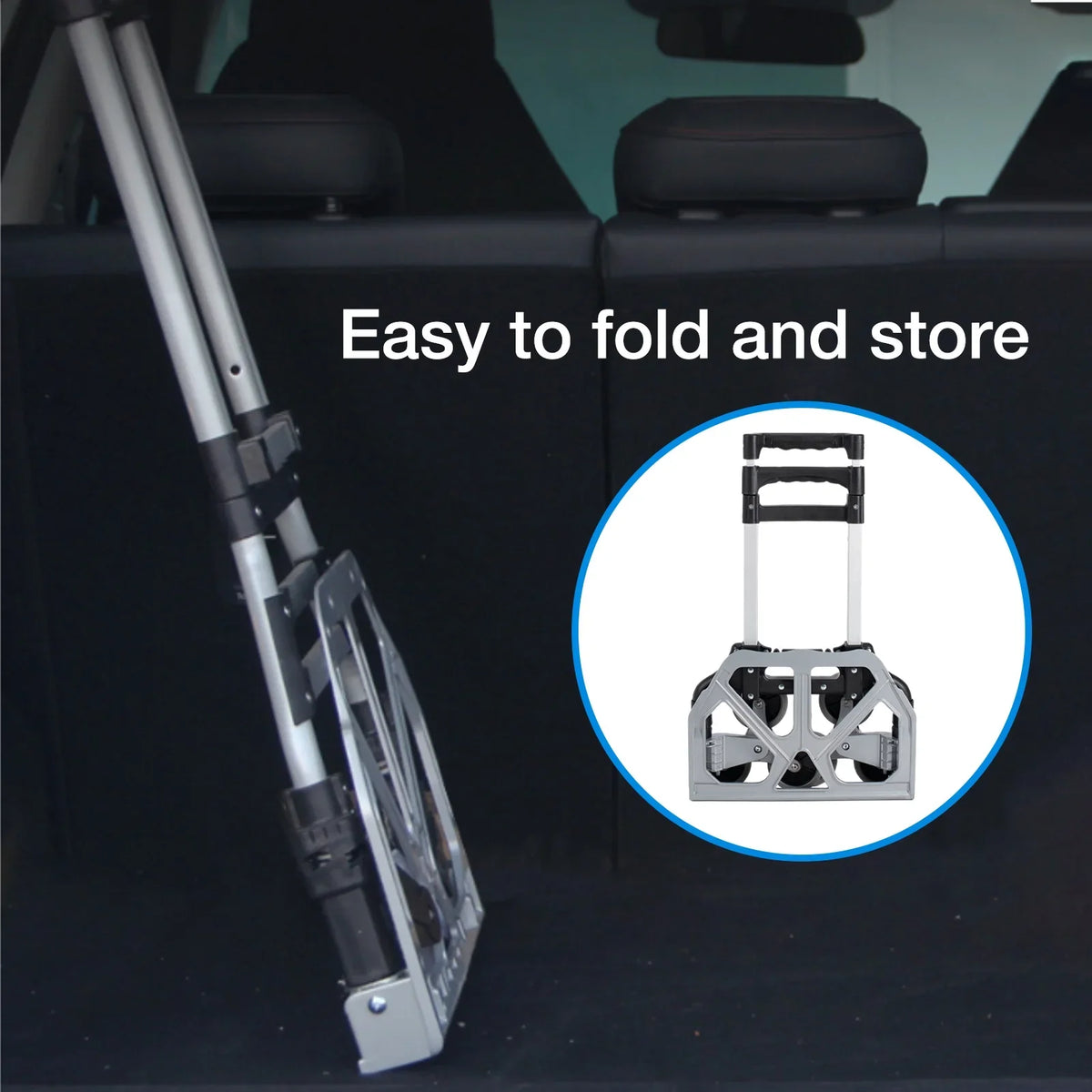 Moving Dolly For Stairs | Heavy Duty Collapsible Trolley With Wheels | Portable Folding Truck For Luggage, Moving, Travel, Shopping, Workplace, Warehouse Distribution