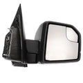 AutoShack Passenger Mirror Power Manual Folding Textured Black Replacement for 2015 2016 2017 2018 Ford -150 2.7L 3.0L 3.3L 3.5L 5.0L   4WD