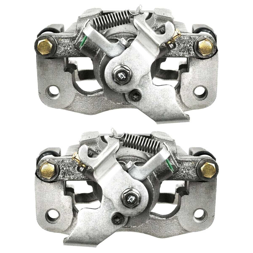 AutoShack Rear New Brake Calipers Assembly with Bracket Set of 2 Driver and Passenger Side Replacement for Ram / 2008-2012 Dodge Grand Caravan 2008-2012 Chrysler Town & Country 2009-2012  Routan
