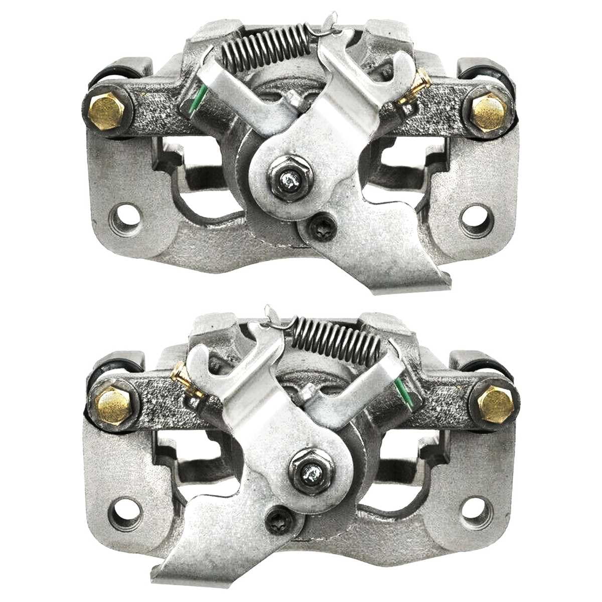 AutoShack Rear New Brake Calipers Assembly with Bracket Set of 2 Driver and Passenger Side Replacement for Ram / 2008-2012 Dodge Grand Caravan 2008-2012 Chrysler Town & Country 2009-2012  Routan