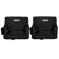 2-Pack Stadium Seat for Bleachers with Back Support & Carrying Bag, Portable Reclining Cushion, Standard 21'' Width