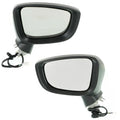 New Pair Of Mirror Compatible With Mazda 3  Sport Grand Touring Gs Gx Gt Sedan Hatchback 4-Door 2.0L 2.5L 2016 By Part Number Ma1321179 Ma1320179 Bhn9-69-1N1 Bhn9-69-1N1 762405-71567-4 762405-71568-1