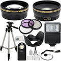 Ultimate Accessory Bundle Kit For Canon Rebel T1i, , T3i, T4i, T5i, T6i, T6s, , 60D, 70D, 7D, 7D Mark  Digital  Cameras (Which Have the Following Canon Lenses - 18-55mm, 55-250mm, 75-300mm,