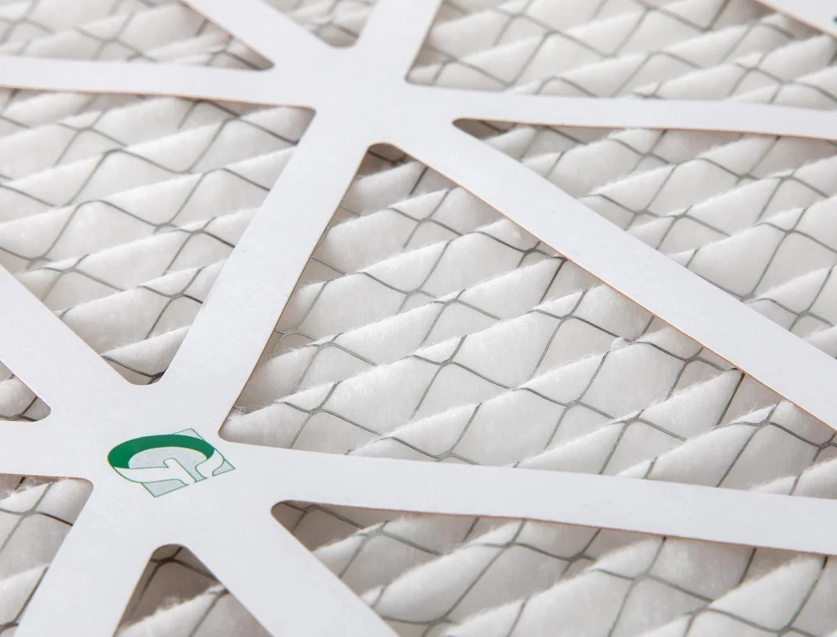 16x25x4  10 Pleated  Furnace Air Filters by Glasfloss Industries. ( 3 Pack ) Exact Size: 15-1/2 x 24-1/2 x 3-3/4
