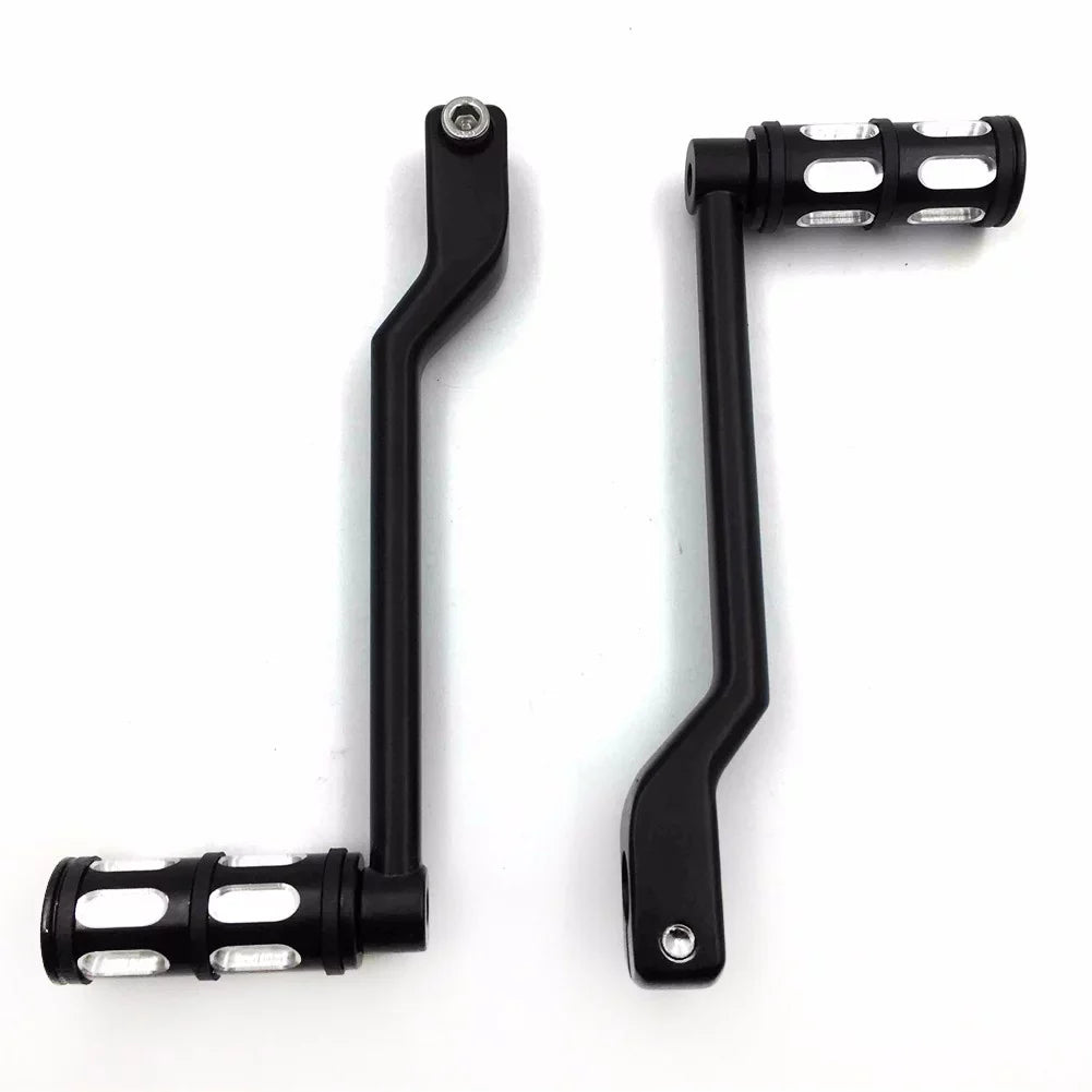 '- Style 011- Motorcycle Black Aluminum Heel Toe Shift Levers/Gear Shift Pedal Levers w/ Shifter Pegs For Harley Davidson Trike 2008 and later