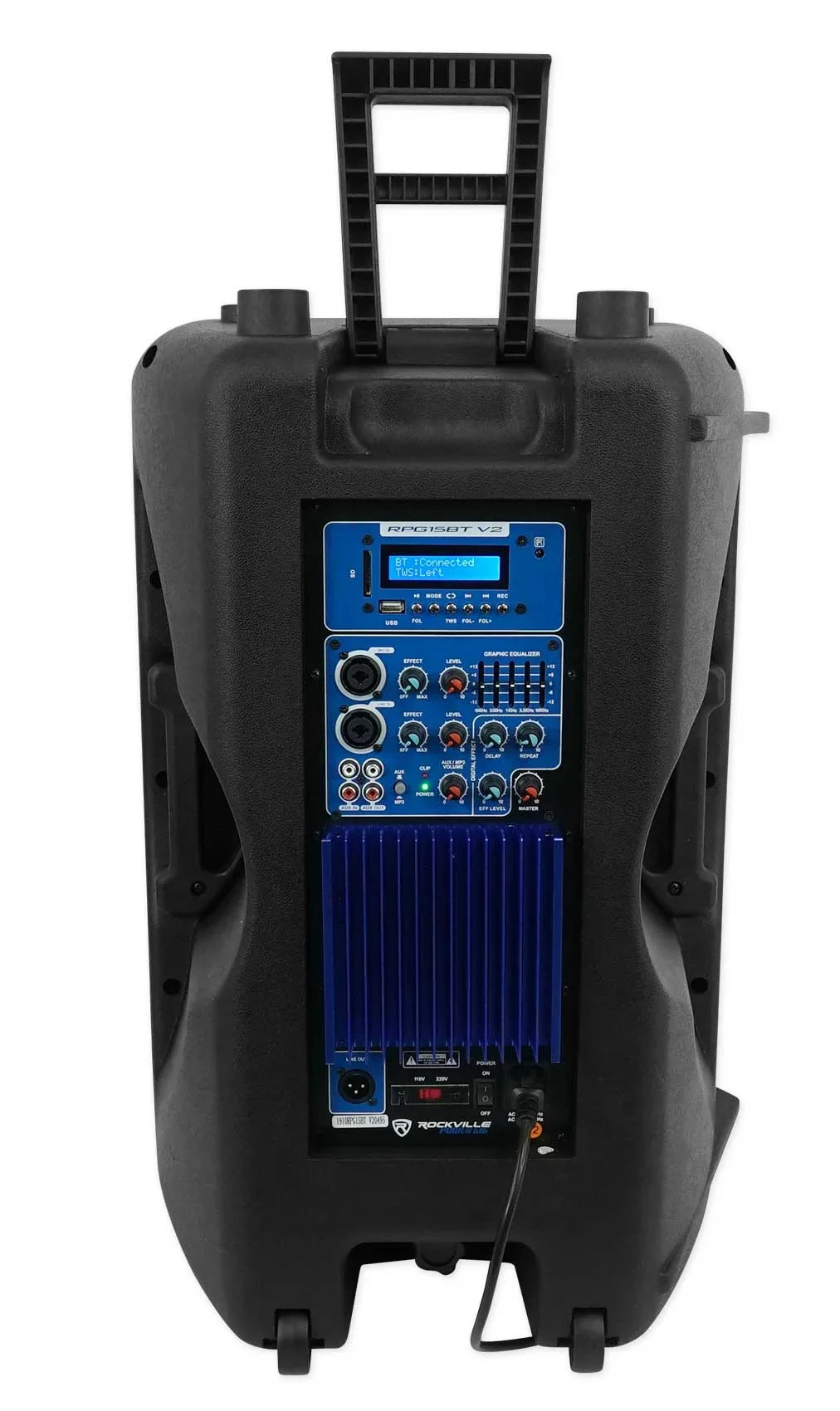 Rockville 15" Church Speaker Sound System w/ Headset Mic For Sermons, Speeches