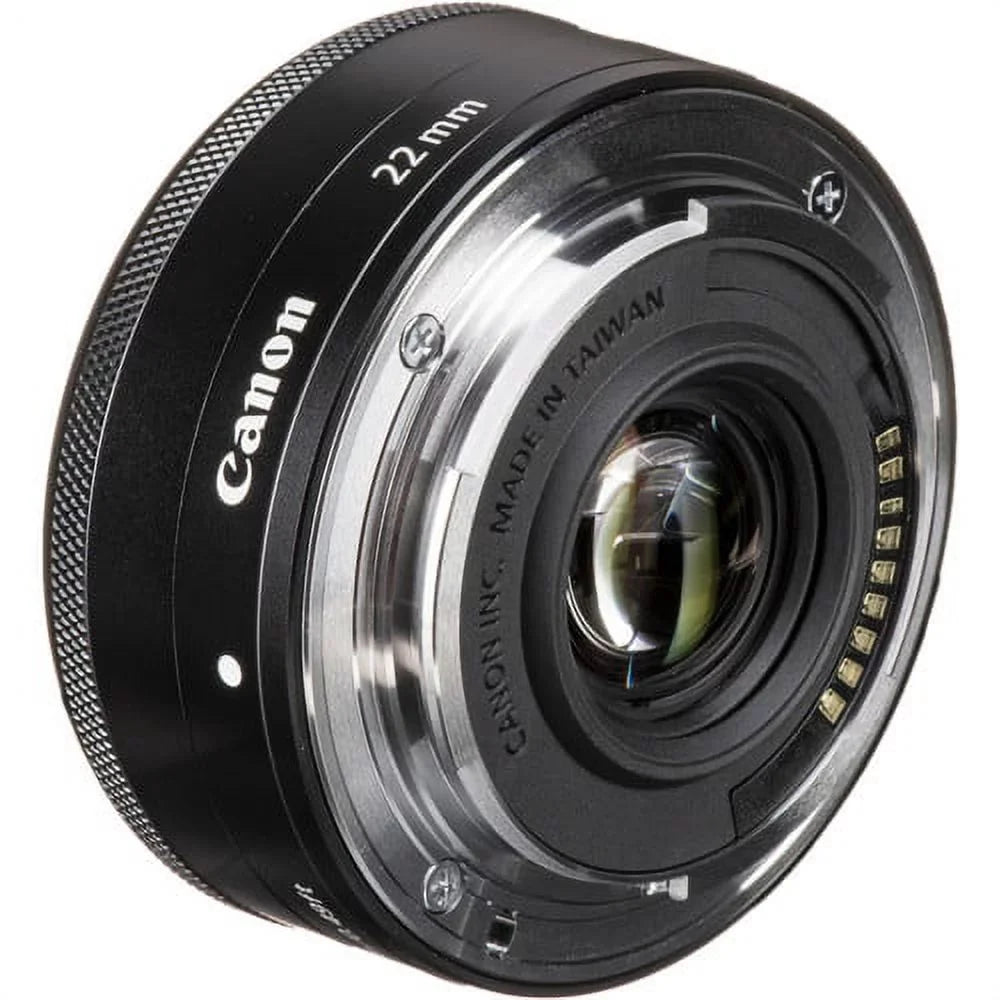 Canon - 22mm f/2  Lens in Black  Compatible with Canon Mirrorless Cameras: Canon  , , , , , ,  Mark , ,  Mark  & More