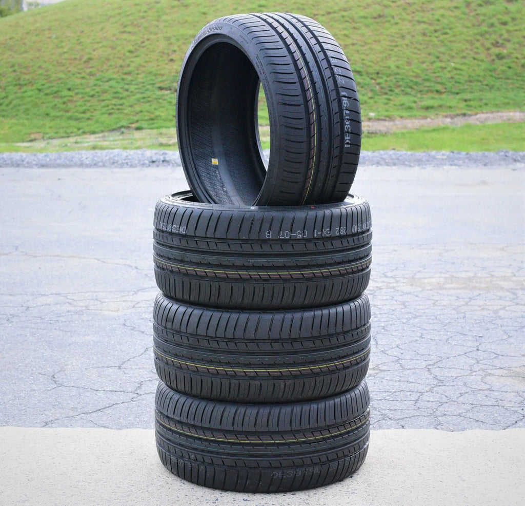Pair of 2 () Cosmo MuchoMacho 235/35ZR19 235/35R19 91Y  All Season Performance Tires Fits: 2018-23 Honda Civic Sport Touring, 2016-18 Ford Focus