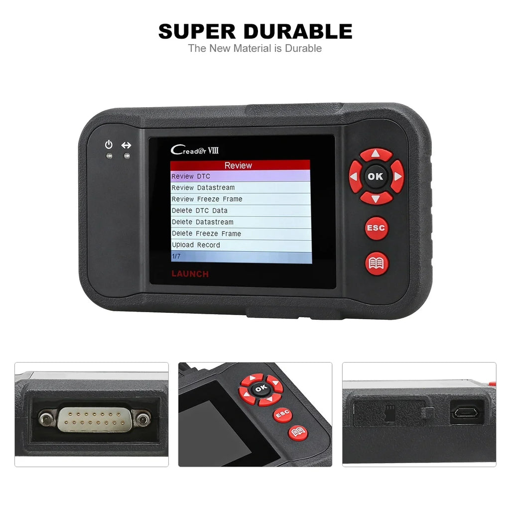 Launch  Creader + ()  Scanner  Car Diagnostic Code Reader Testing Engine/Transmission//Airbag