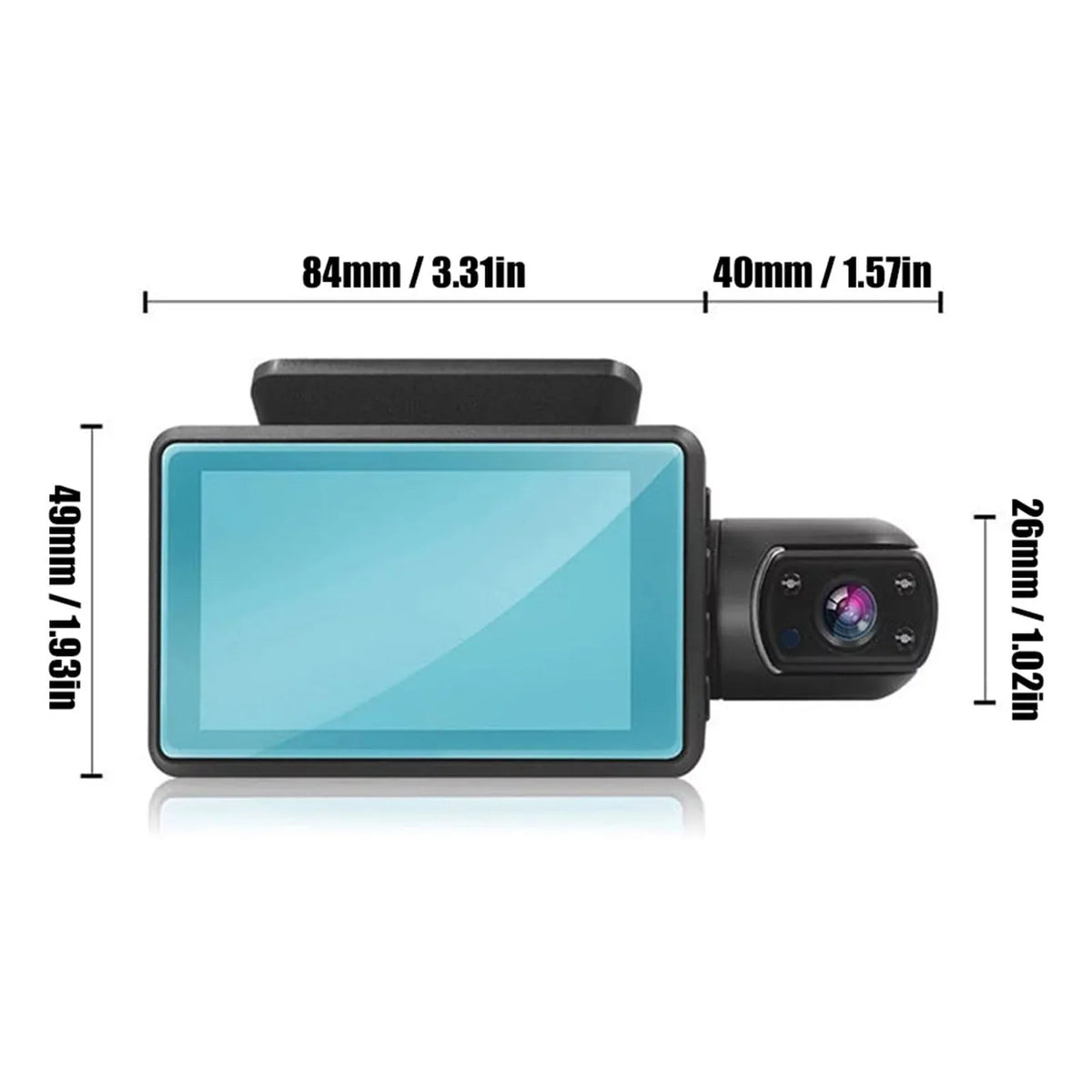 Dash Cam Front and Inside for Car, Dual Dash Cam /32GB  Card,  1080P Car Camera Dual Lens, Wide Angel  Car Parking Driving Recorder Night Vision Loop Recording -Sensor