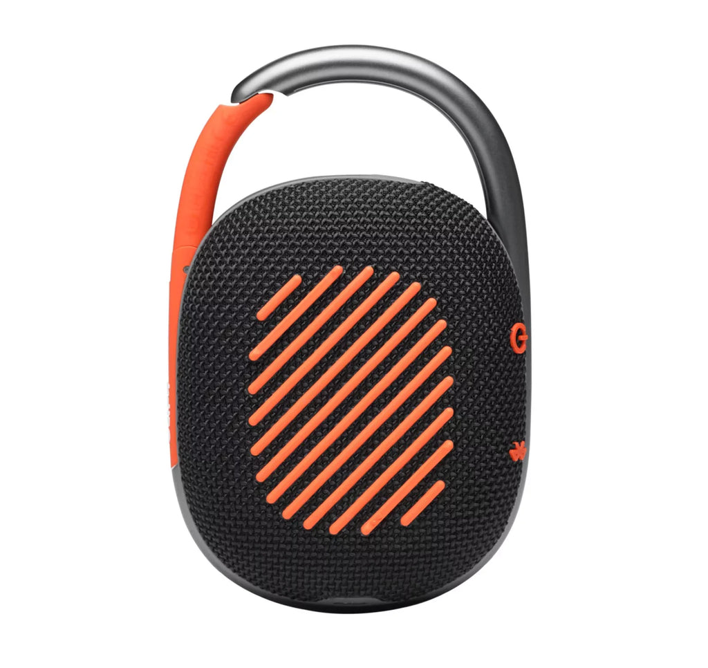 Clip 4 Black Orange Portable Bluetooth Speaker (Open Box) Damage Box