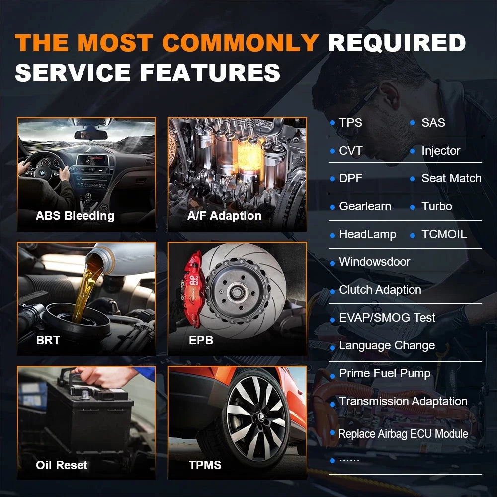 Automotive Bi-Directional Diagnostic Scan Tool  Scanner All System Code Reader All Reset