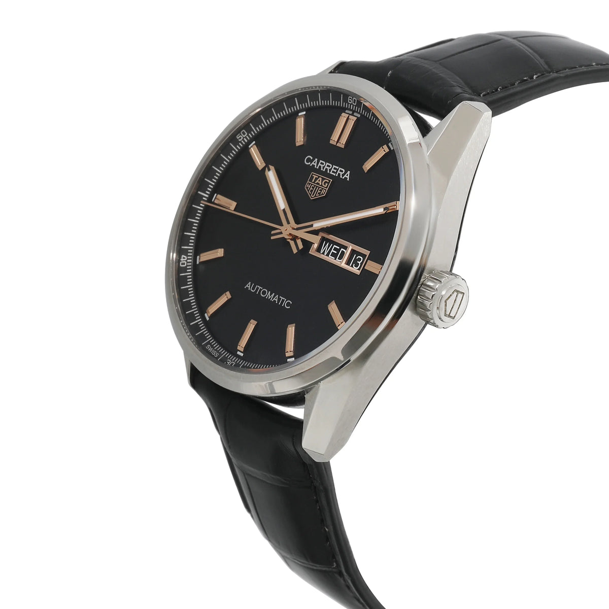 Tag Heuer Carrera . Men's Watch in  Stainless Steel Pre-Owned