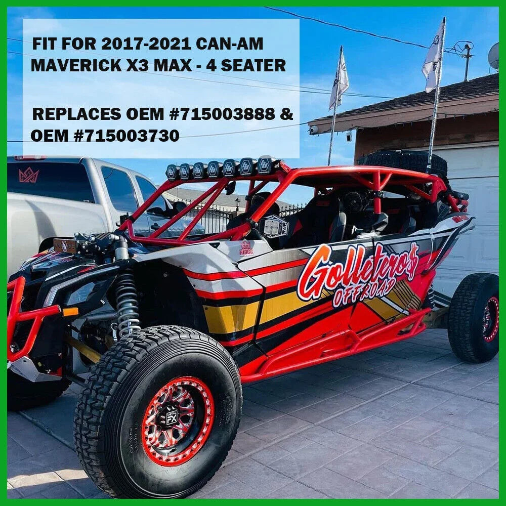 Nerf Bars Rock Sliders for 2017-2021 Can-Am Maverick  Max - 4 Seater
