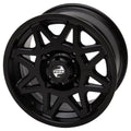 4/137 Tusk Tintic Wheel 14x7 5.0 + 2.0 Matte Black For - Maverick  Max   Turbo  Smart-Shox 72 Inch 2021-2022