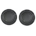 Polk Audio + 10 Inch 1050 Watt 4 Ohm  Marine & Car Subwoofer (2 Pack)