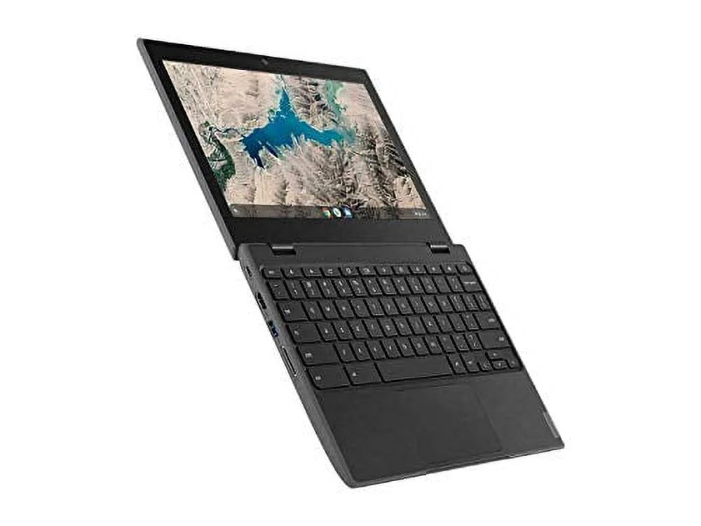 Lenovo 100E Chromebook 2ND Gen 81QB000AUS Laptop Computer, 11.6"  (1366  768) Display, MediaTek  Processor, 4GB , 16GB eMMC  , Powervr , Chrome , Black (used)